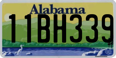 AL license plate 11BH339