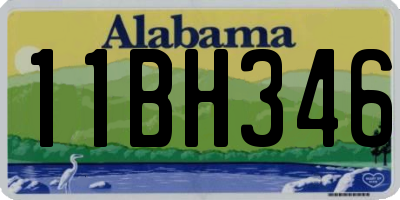 AL license plate 11BH346