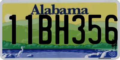 AL license plate 11BH356