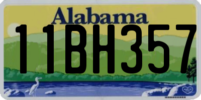 AL license plate 11BH357