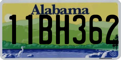 AL license plate 11BH362
