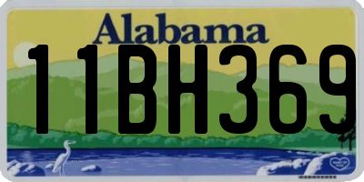AL license plate 11BH369