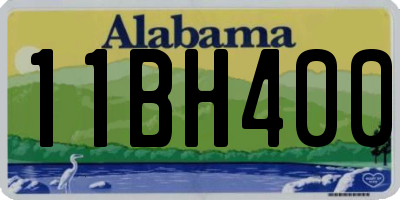 AL license plate 11BH400