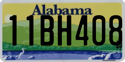 AL license plate 11BH408