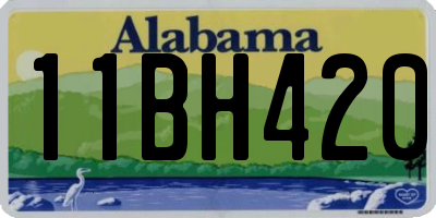 AL license plate 11BH420