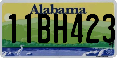 AL license plate 11BH423