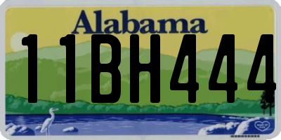 AL license plate 11BH444