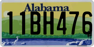 AL license plate 11BH476