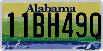 AL license plate 11BH490