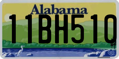AL license plate 11BH510