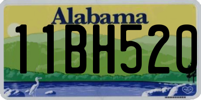 AL license plate 11BH520