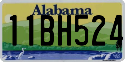 AL license plate 11BH524