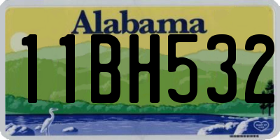 AL license plate 11BH532