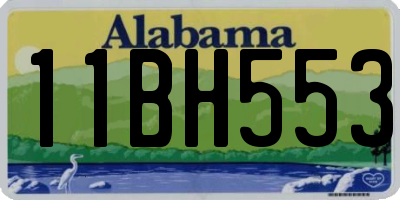 AL license plate 11BH553