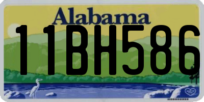 AL license plate 11BH586