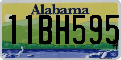 AL license plate 11BH595