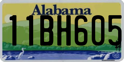 AL license plate 11BH605