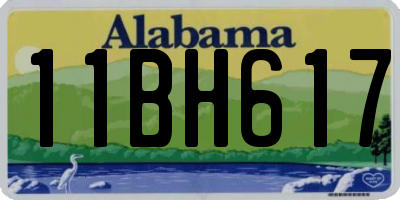 AL license plate 11BH617