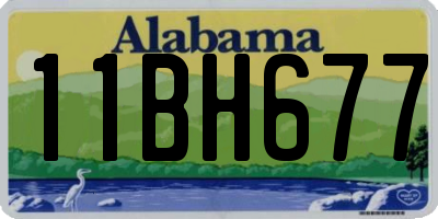 AL license plate 11BH677