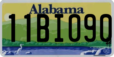 AL license plate 11BI090