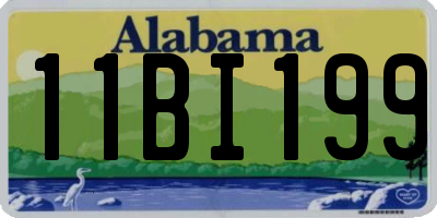 AL license plate 11BI199
