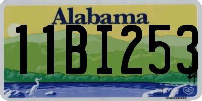 AL license plate 11BI253