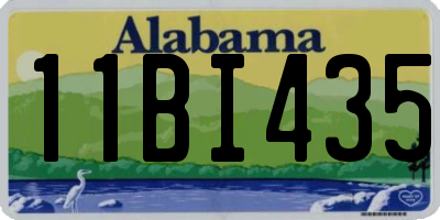 AL license plate 11BI435