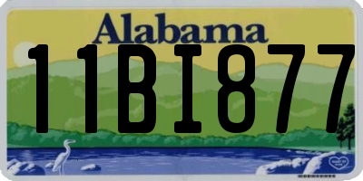 AL license plate 11BI877