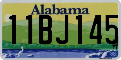 AL license plate 11BJ145