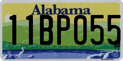 AL license plate 11BP055