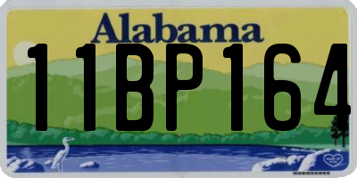 AL license plate 11BP164