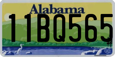 AL license plate 11BQ565