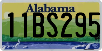 AL license plate 11BS295