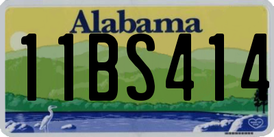AL license plate 11BS414