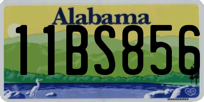 AL license plate 11BS856