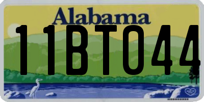 AL license plate 11BT044