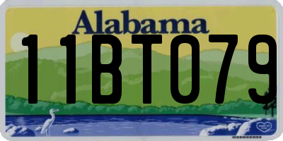 AL license plate 11BT079