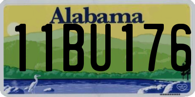 AL license plate 11BU176