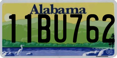 AL license plate 11BU762