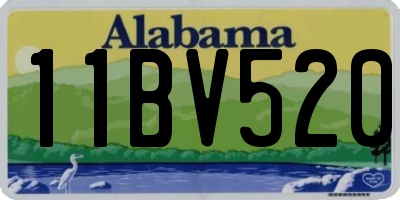 AL license plate 11BV520