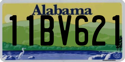 AL license plate 11BV621