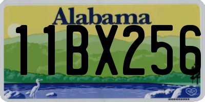 AL license plate 11BX256