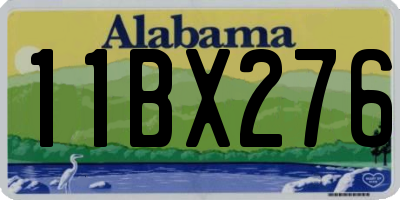 AL license plate 11BX276
