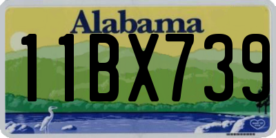 AL license plate 11BX739