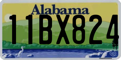 AL license plate 11BX824