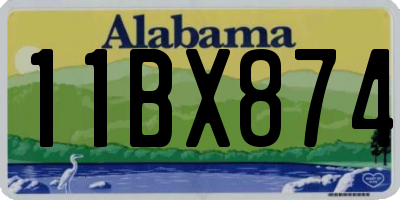AL license plate 11BX874
