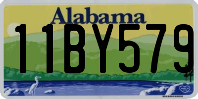 AL license plate 11BY579