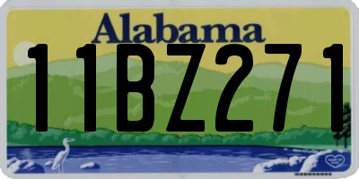 AL license plate 11BZ271