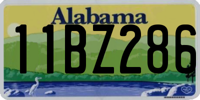 AL license plate 11BZ286