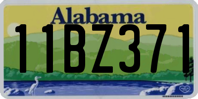 AL license plate 11BZ371